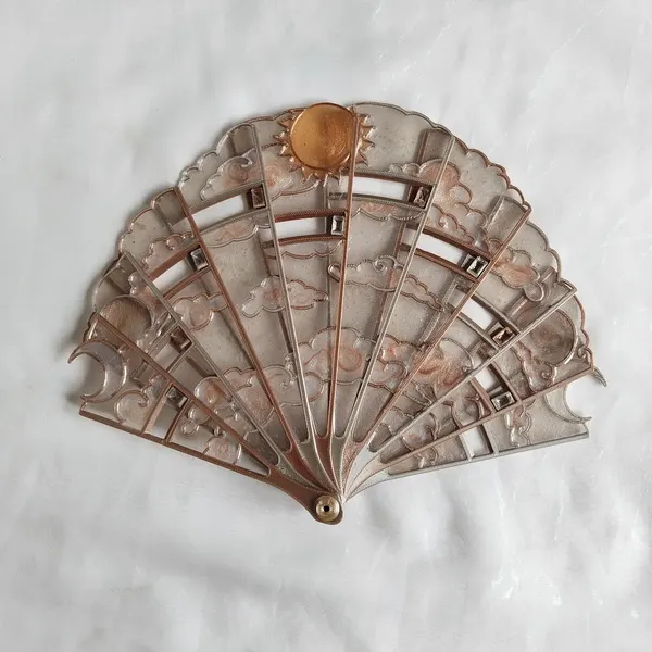 Sun and Moon hand fan